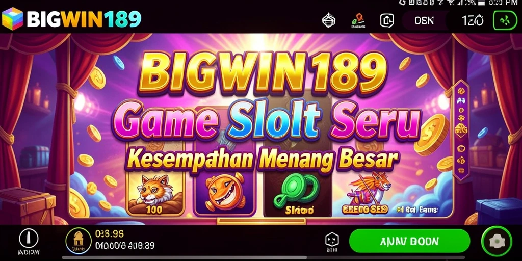 Gameplay slot yang menarik dan penuh warna.