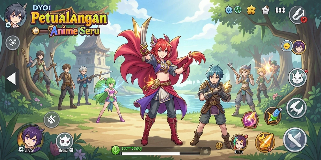 Tampilan gameplay DYO1 yang menarik dan penuh aksi.