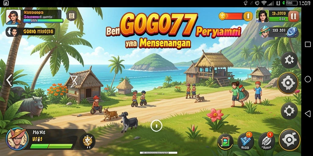 Tampilan gameplay GOGO77 yang seru dan menghibur.
