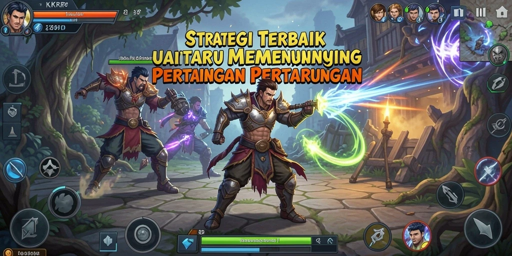 Tampilan gameplay menarik dari KKRP dengan strategi mendalam.