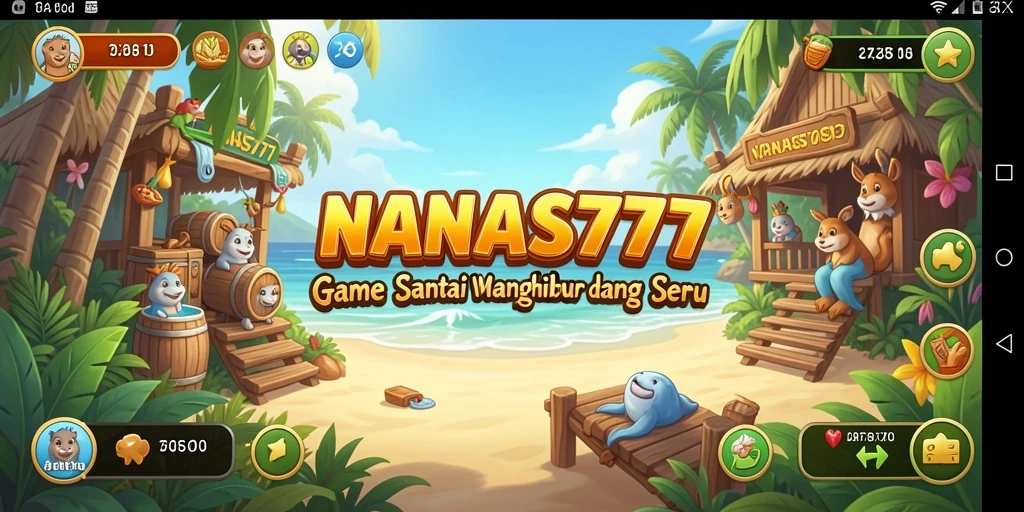 Screenshot gameplay NANAS777 menampilkan aksi seru dan interaksi pemain.