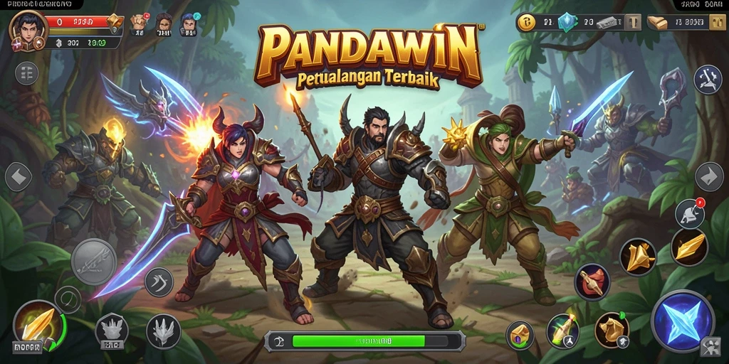 Tangkapan layar menarik dari gameplay seru di PANDAWIN.
