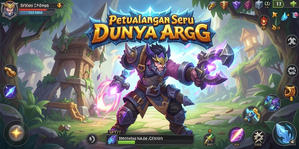 Screenshot gameplay SPY77 menampilkan aksi seru dalam pertarungan ARPG.