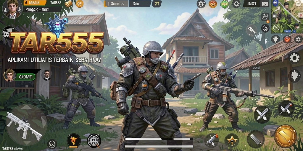 Screenshot TAR555 menampilkan antarmuka bersih dan mudah digunakan dalam pengelolaan tugas.