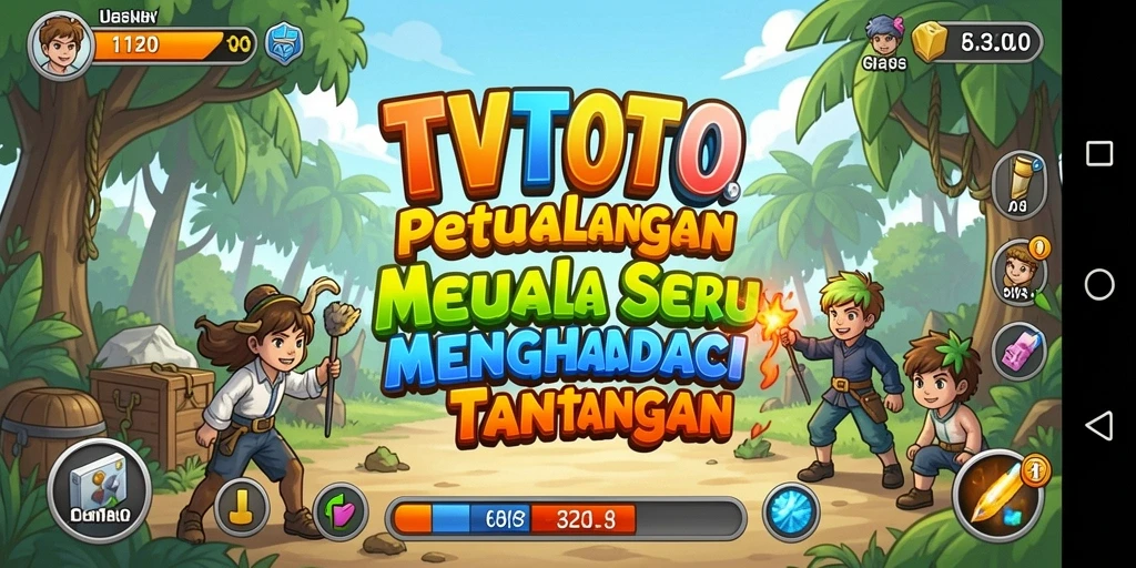 Tampilan gameplay TVTOTO yang memukau dan penuh aksi.