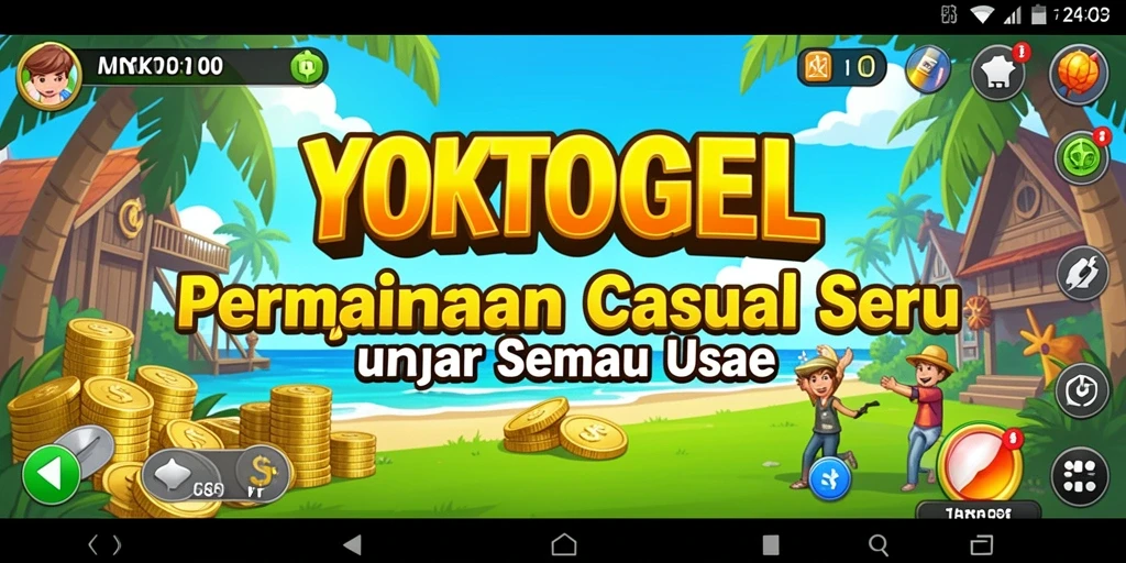 Tampilan gameplay seru YOKTOGEL dengan grafis menarik.